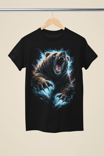 Shirt grizzly bear lightning - bear,