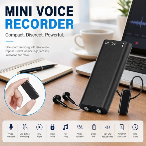 Mini registratore vocale - , audio