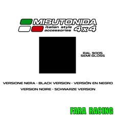 MISUTONIDA P/106/PL Pedane Sottoporta Nere MITSUBISHI Pajero 2.5/3.2TDI 3p 00/05