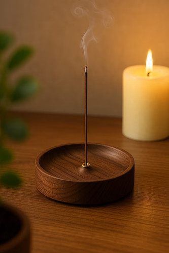 Porta incenso legno - in,