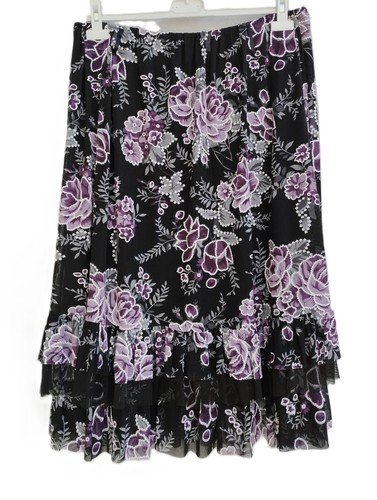 Gonna midi elegante viscosa - gonna,