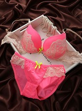 Set reggiseno donna pizzo e