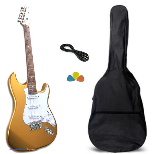 Chitarra elettrica gold oro - elettrica,
