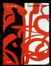 CARLA ACCARDI OPERE 1947 1997 CHARTA 1988 ARTE MOSTRA TRAPANI FORMA 1 ASTRATTISM