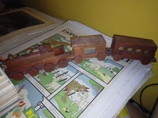 Treno gioco giocattolo legno epoca 1950s Italy no ingap Marchesini 