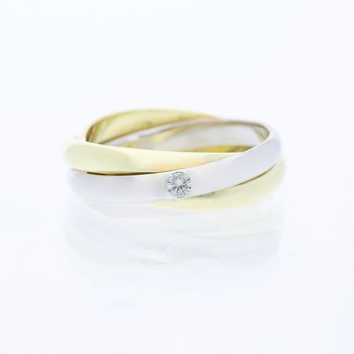 Anello oro diamante brillante