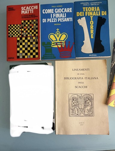 Lotto libri sugli scacchi - lotto,