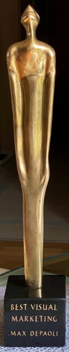 Scultura moderna ottone - moderna, in