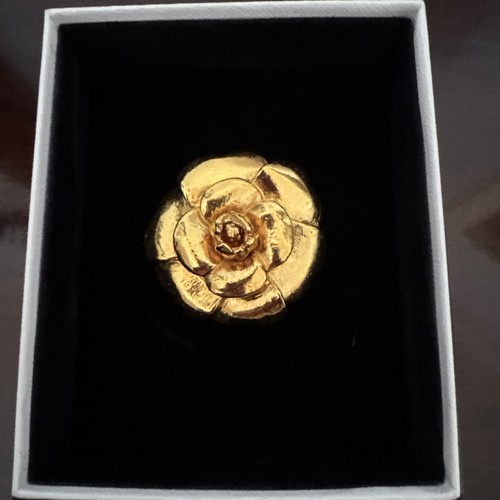 Spilla chanel camelia - chanel, oro