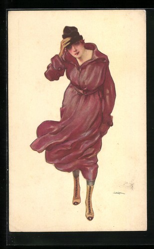 Cartolina artista leopoldo - cartolina,