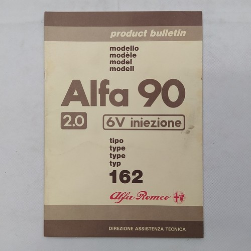 Alfa romeo product bulletin - alfa,