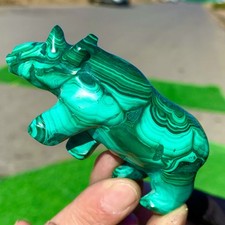 Cristallo di malachite lucido