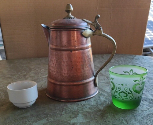 Caraffa antica rame 22 - caraffa,
