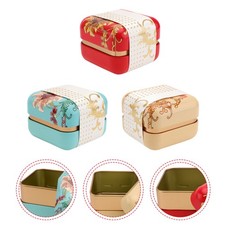  3 Pcs Contenitore Per La Conservazione Del Tè Barattolo Degli Alimenti Scatola