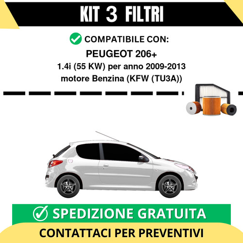 Kit filtri tagliando per - kit, 3