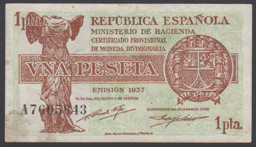 Spagna peseta 1937 - spagna, 1