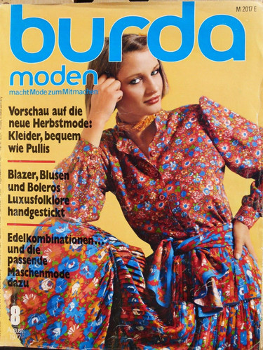 Vecchio quaderno moda burda - quaderno,