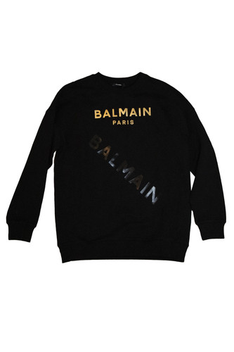 Balmain paris felpa bambino - balmain,