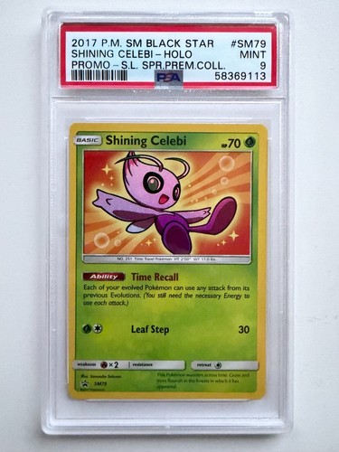 Shining celebi sm79 psa - psa, 9