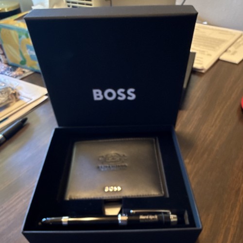 Portafoglio uomo boss nero - portafoglio,