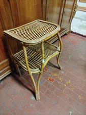 Tavolino In Rattan Vintage
