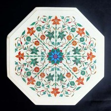 12 " Marmo Tavolino Semi