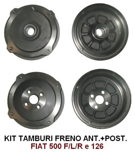 Kit tamburi freno - freno, e