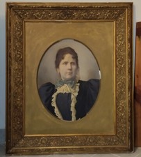 Quadro Antico Della Bisnonna Olio Su Tavola 1600  Mis.100x85