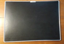 A.G. SPALDING & BROS  Desk  Pad  Sottomano  pelle nero/alluminio  VINTAGE