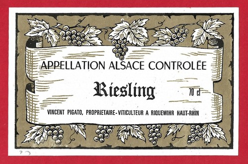 Al23 etiquette label alsace - al23,