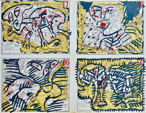 Lithographie pierre alechinsky - lithographie,