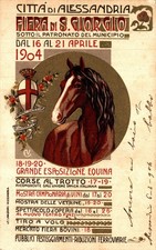 ALESSANDRIA CITTÀ - Fiera di San Giorgio - Commemorativa - Cavalli - VG - PU713