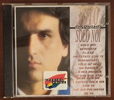 TOTO CUTUGNO SOLO NOI RARO CD COME NUOVO