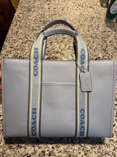 Borsa coach blu - blu, in