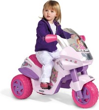 PegPerego Flower Princess moto elettrica bambina rosa batteria ricaricabile 6 v
