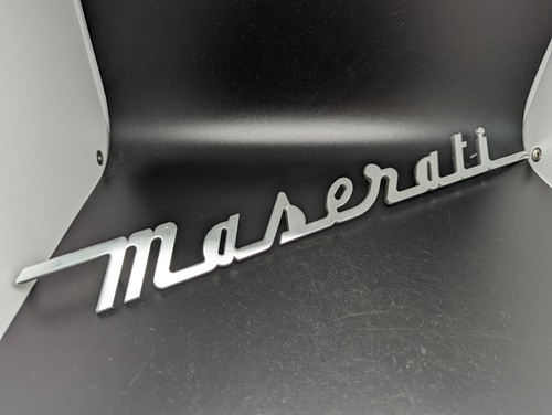 Maserati 340mm logo metallo - maserati,