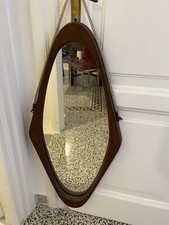 design scandinavo ● SPECCHIO IN TEAK  anni '50