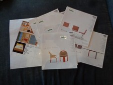 LOTTO DEPLIANT SAPORITI ITALIA BAUHAUS VARESE MOBILI MODERNARIATO VINTAGE