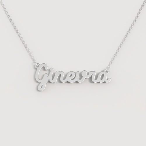 Collana nome donna - collana, acciaio