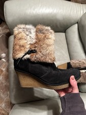 Modern Vintage Suede and Fur