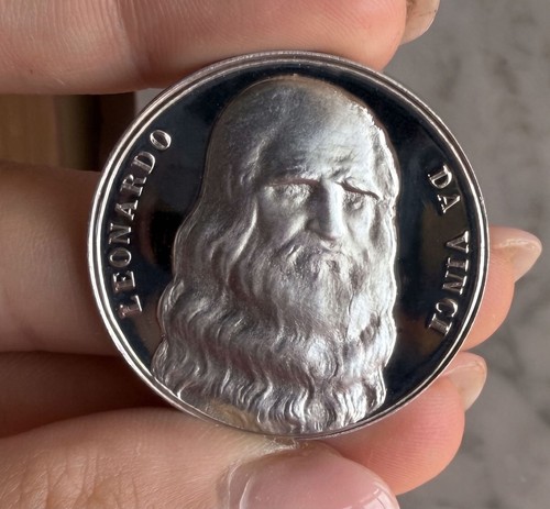 Medaglia leonardo vinci - medaglia,