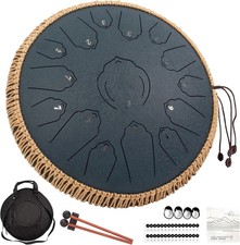 Steel Tongue Drum 15 Note 14 Pollici D-Key Panda Balmy Drum Strumento a Percussioni