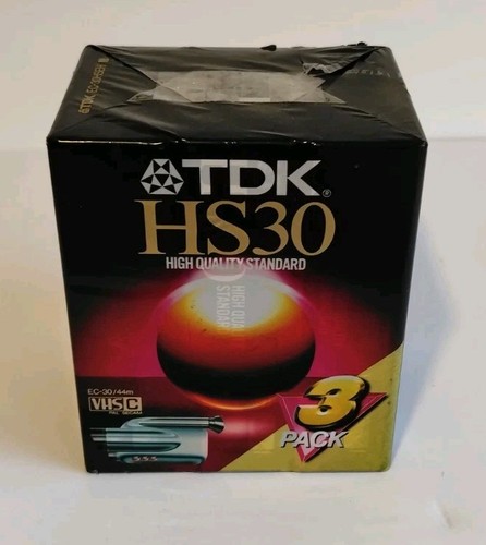 Tdk hs30 vhs c - tdk,