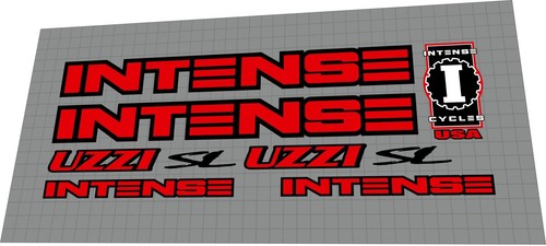 Set decalcomanie rosse - , intense