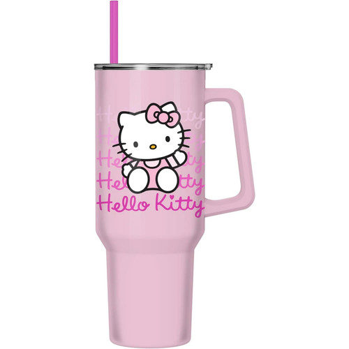 Hello kitty bicchiere isolato - kitty,