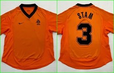 Maglia maglia calcio Nike Holland Netherlands EURO 2000 JAAP STAM #3 home taglia S