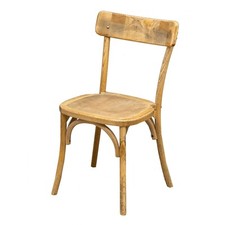 BISCOTTINI Sedia Legno Rattan