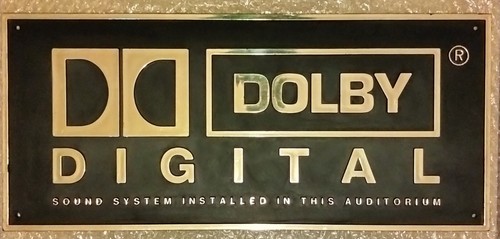 Vtg sign dolby - sign,