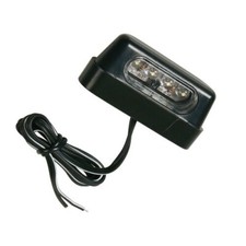 ?? LUCE TARGA LED MOTO LUCE BIANCA CON 4 LED MOTO NERA OMOLOGATA
