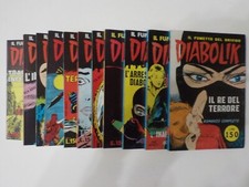 Diabolik Prima Serie 1 a 12 Completa Ristampa Amatoriale '80 COMPRO FUMETTI SHOP